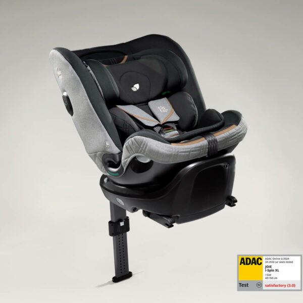 Joie-i-Spin-XL-Seggiolino-Auto-Evolutivo-Con-Rotazione-Di-360°-Carbon