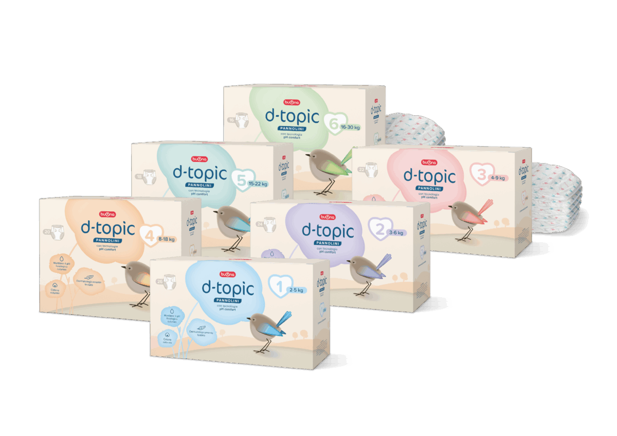 D-Topic Pannolini - Tg. 1 | 2 - 5 kg