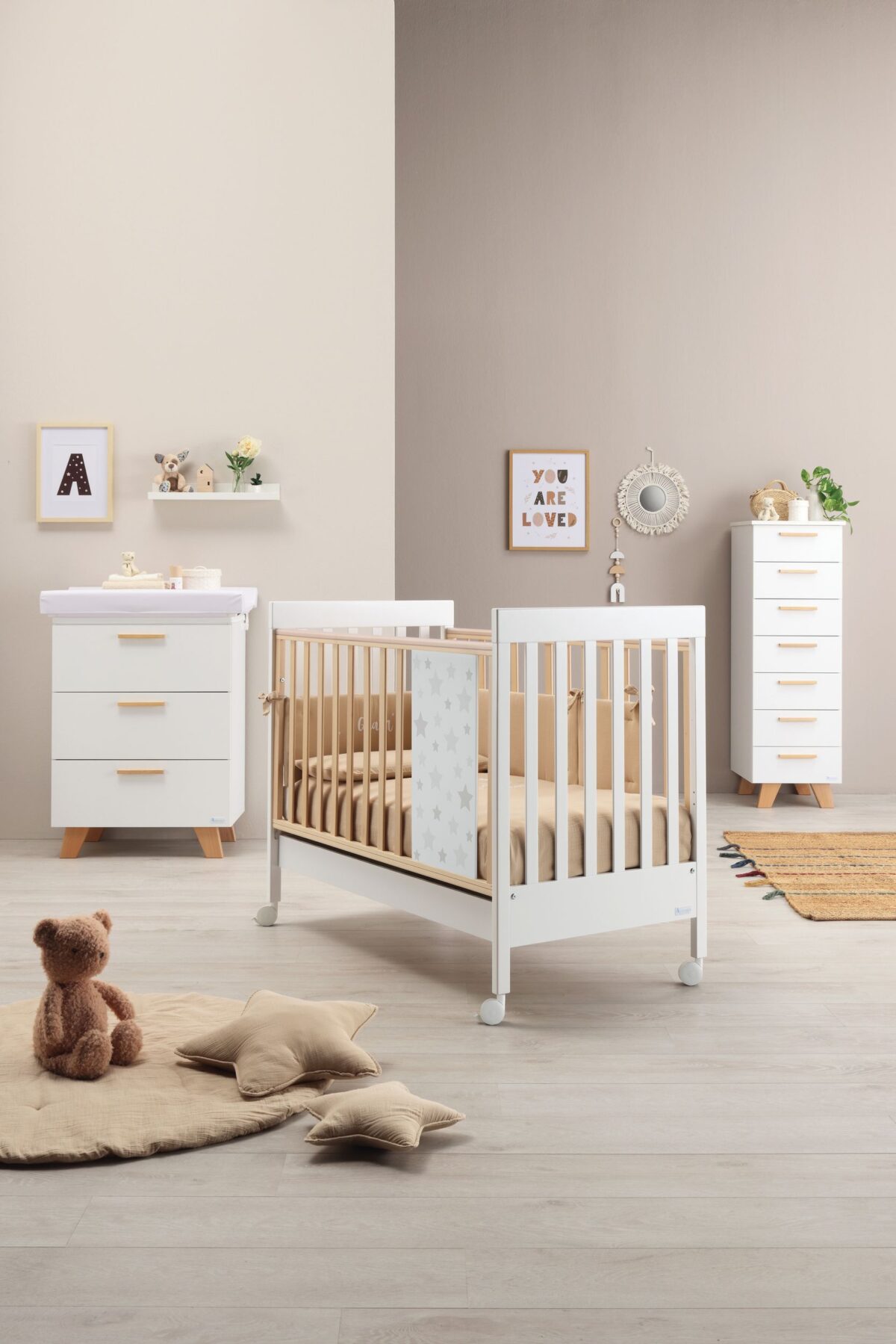 Azzurra Design - Lettino Homi Open - Bianco-Naturale
