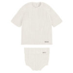 Condor - Set Neonato a Coste – Maglia Maniche Corte + Culotte