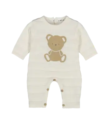 Melby - Tutina tricot con orsetto per neonato