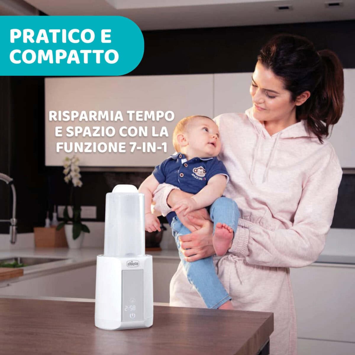 Chicco - Scaldabiberon con Sterilizzatore