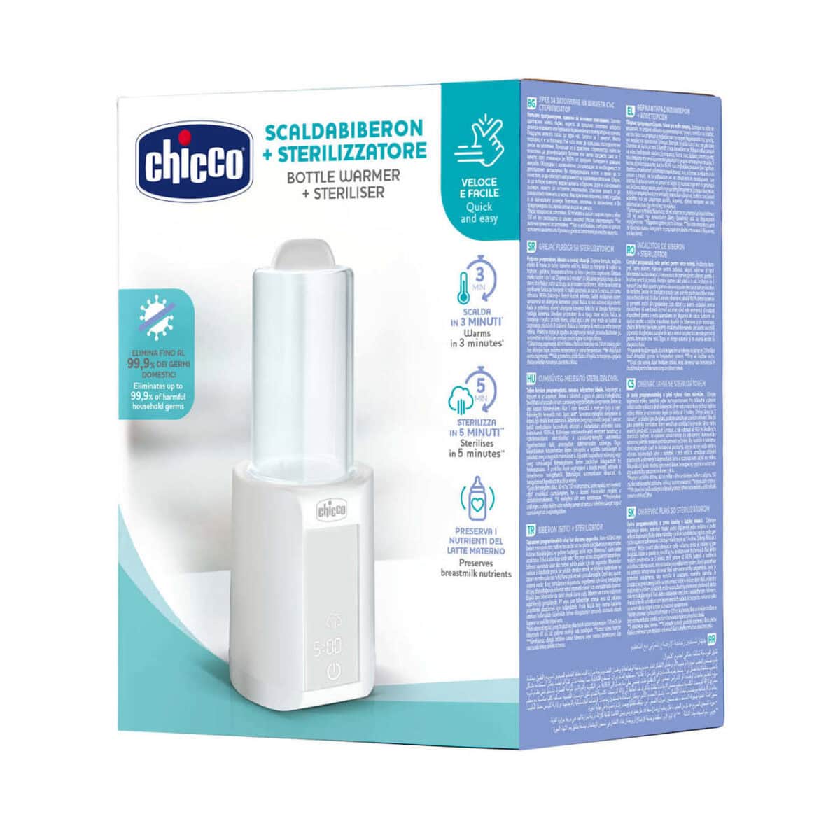 Chicco - Scaldabiberon con Sterilizzatore
