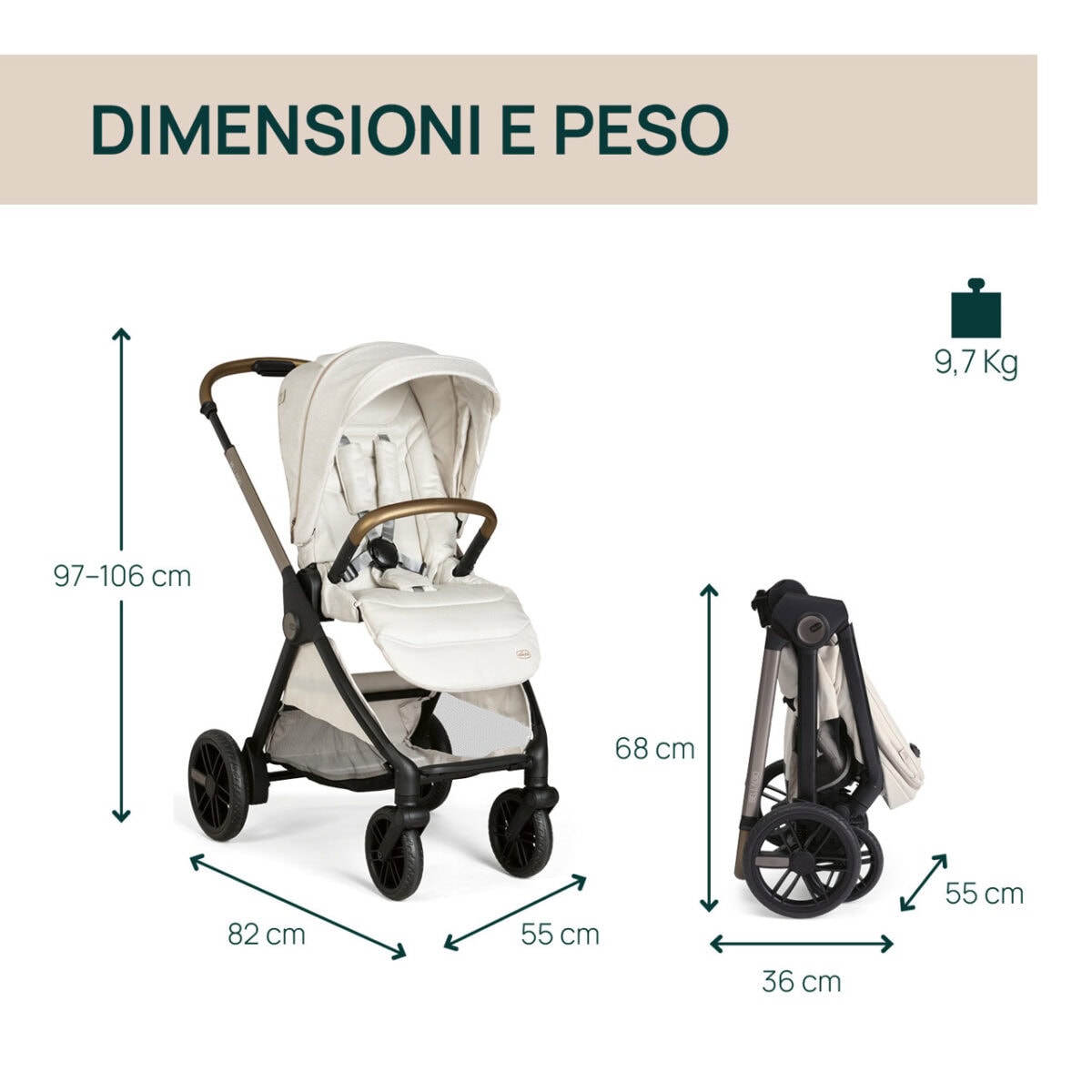 Chicco - Trio Bellagio con borsa + stand Lullaglide in OMAGGIO