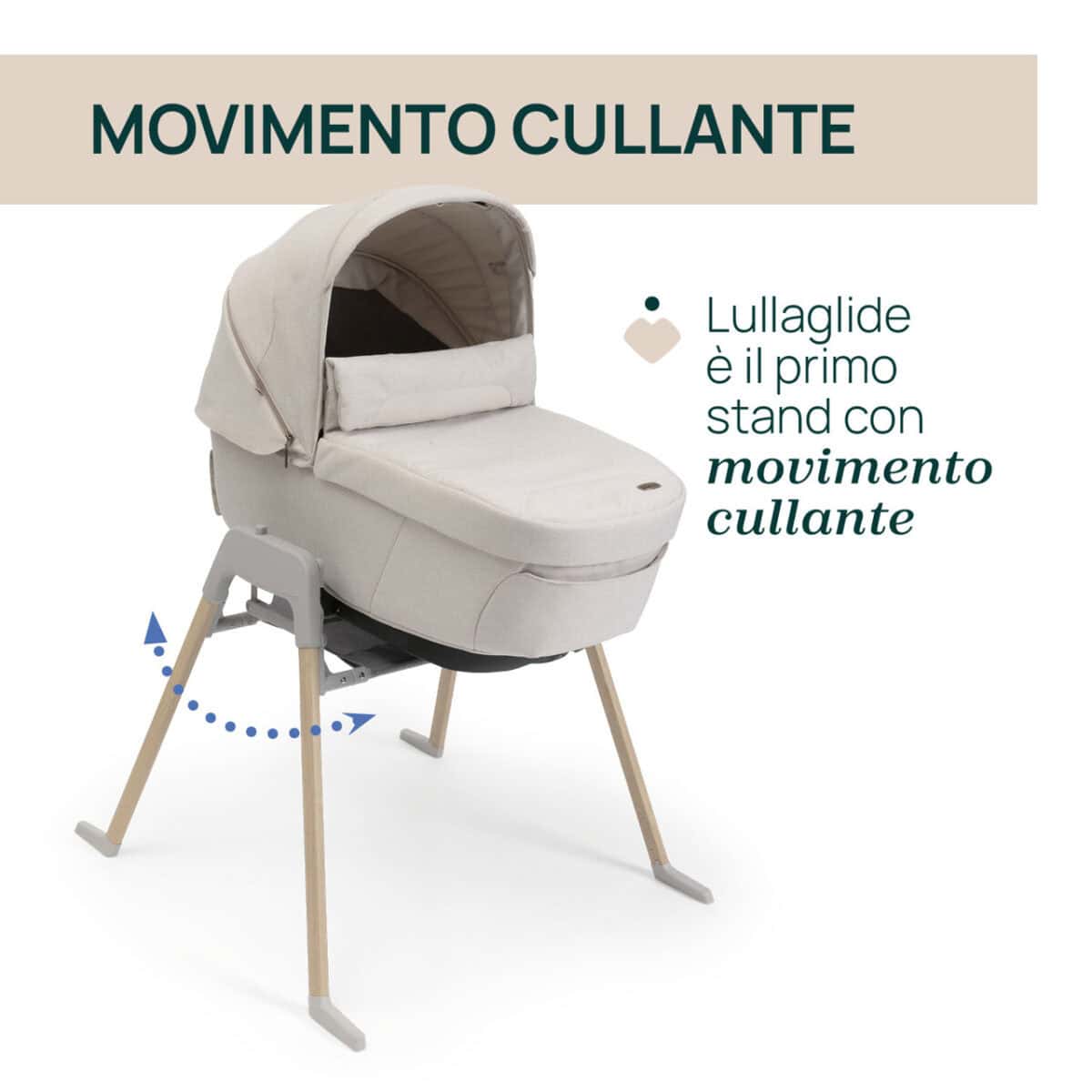 Chicco - Trio Bellagio con borsa + stand Lullaglide in OMAGGIO
