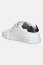 Biomecanics - Sneakers in pellle naturale con logo blu