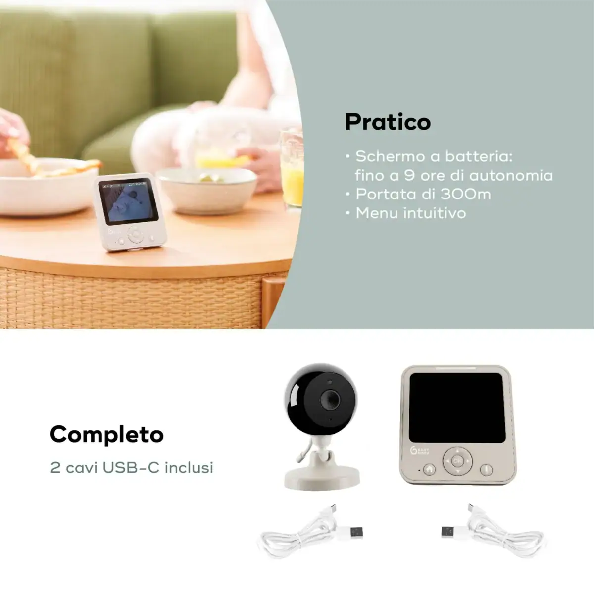 Babymoov - Monitor audio video YOO Start