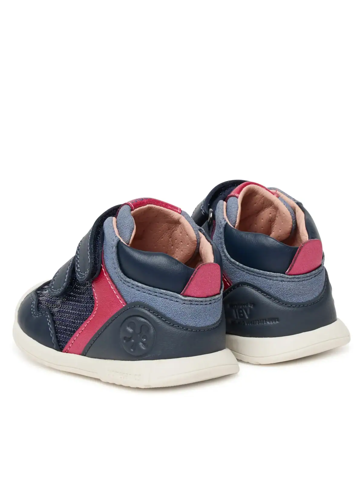 Biomecanics – Scarpa blu con detttagli fuxia e paillettes