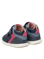Biomecanics – Scarpa blu con detttagli fuxia e paillettes