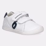 Biomecanics - Sneakers in pellle naturale con logo blu