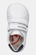Biomecanics - Sneakers in pellle naturale con logo blu