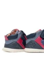 Biomecanics – Scarpa blu con detttagli fuxia e paillettes