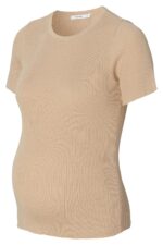 Completo premaman Javi in cotone biologico e viscosa certificati OCS: top a maniche corte e pantaloni svasati, comodo, fresco e versatile, ideale per la primavera/estate e perfetto anche dopo la gravidanza.