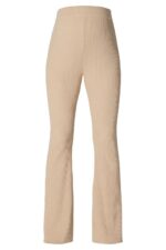 Completo premaman Javi in cotone biologico e viscosa certificati OCS: top a maniche corte e pantaloni svasati, comodo, fresco e versatile, ideale per la primavera/estate e perfetto anche dopo la gravidanza.