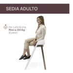 Chicco - Seggiolone evolutivo Crescendo Up + sdraietta