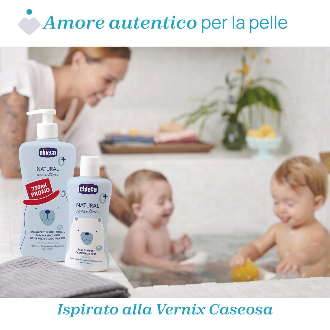 Chicco - Bagno Corpo & Capelli Delicato 750 ml