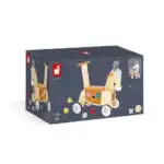 JANOD -  Asinello cavalcabile e carrello in legno - immagine 8