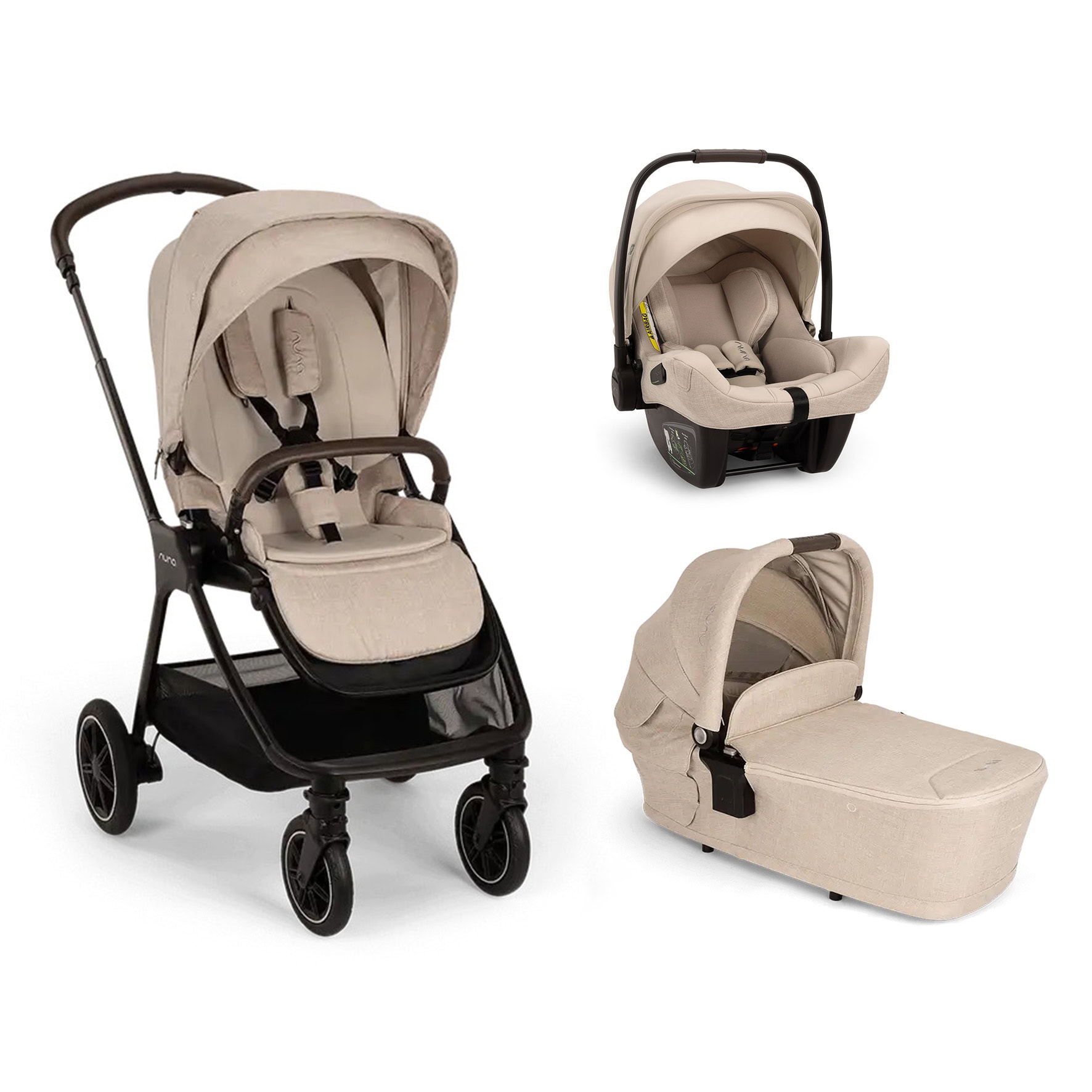 NUNA – Trio Triv Next Biscotti con navicella Lytl e seggiolino auto Pipa Next