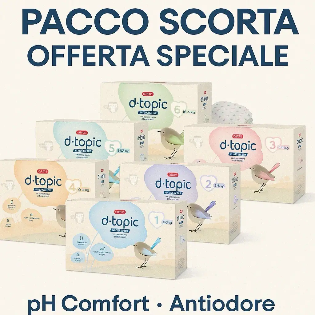 Pacco Scorta D-Topic D-TOPIC - Pannolini Pacco Scorta Taglia 1 a 6 - immagine 1