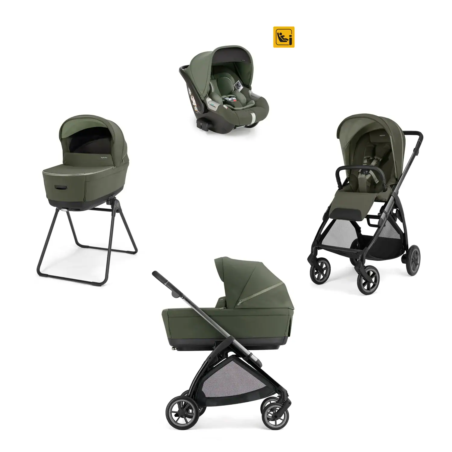 INGLESINA – System Quattro Electa Loft Green con Darwin Infant