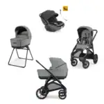 INGLESINA &ndash; System Quattro Aptica XT Canyon Grey  con Darwin Infant Recline Evo