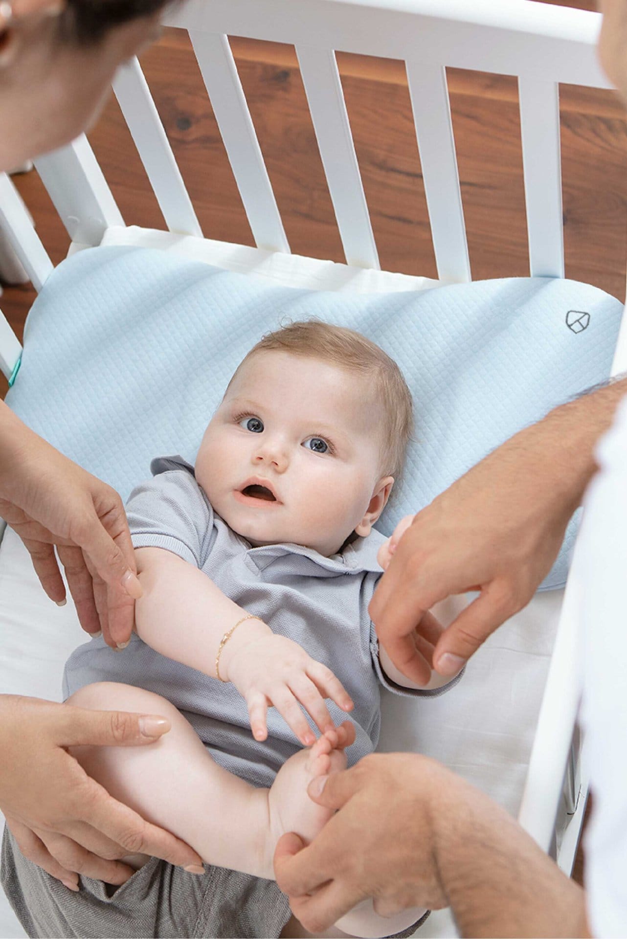 KOALA BABYCARE PERFECT HEAD MAXI cuscino plagiocefalia Celeste KOALA BABYCARE – PERFECT HEAD MAXI cuscino plagiocefalia - immagine 1