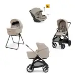 INGLESINA &ndash; System Quattro Aptica Vicuna Beige con Darwin Infant Recline Evo