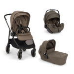 NUNA &ndash; Trio Swiv Pistachio con navicella Lytl e seggiolino auto Arra Flex