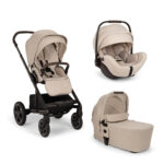 NUNA &ndash; Trio Mixx Biscotti con navicella Mixx next e seggiolino auto Arra Flex