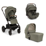 NUNA &ndash; Trio Mixx Pine con navicella Mixx next e seggiolino auto Arra Flex