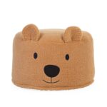 Childhome - Pouf Bambini Morbido con Orecchie Orsetto