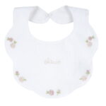 Chicco - Bavaglino ricamato con Rose