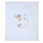 Chicco - Coperta carrozzina Jersey di Cotone Azzurra