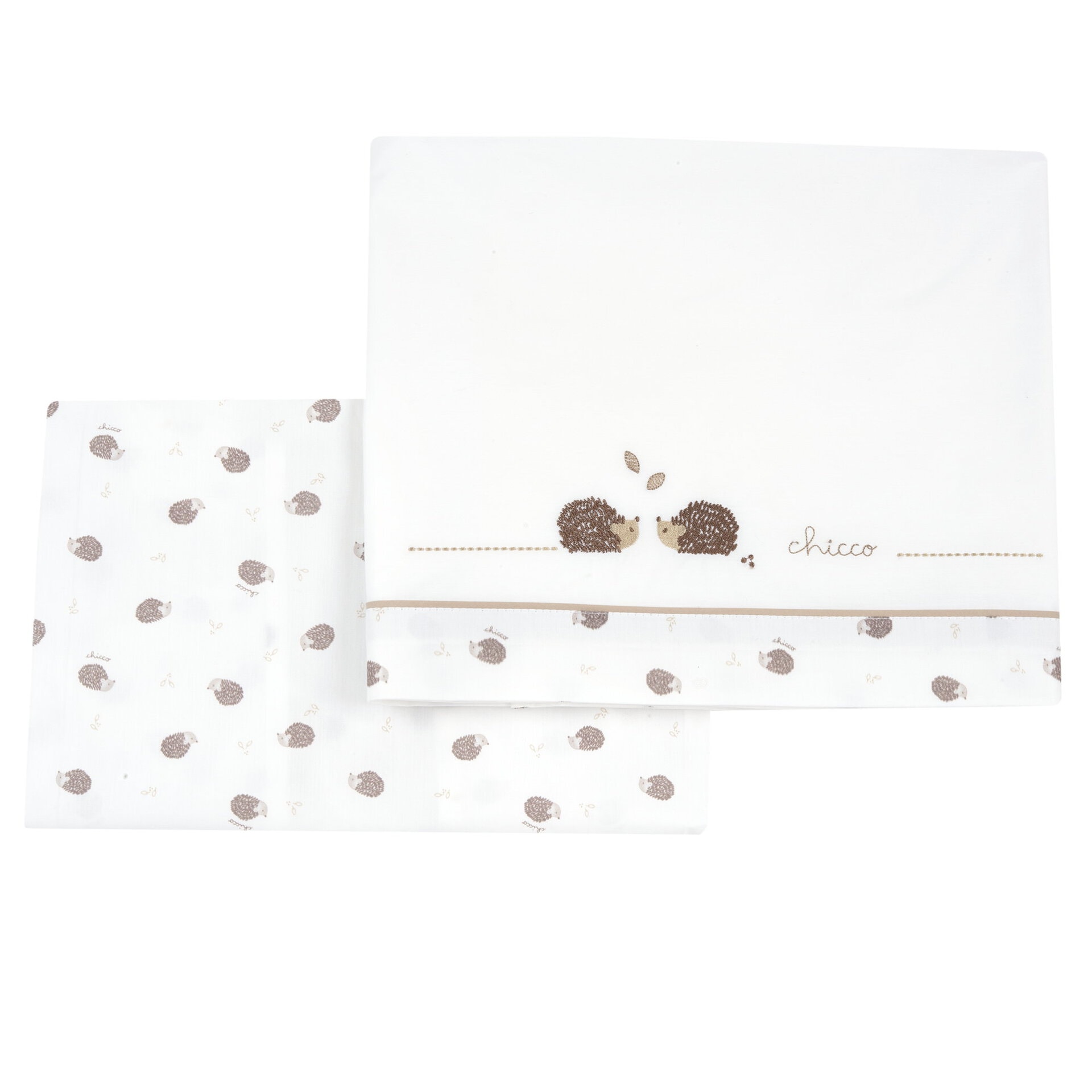 set lenzuolina con riccio Chicco - Set 2 pz Lenzuolina con Riccio - immagine 1
