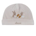 Chicco - Cappello in Ciniglia con Ricamo Volpe e Coniglietto 1-3 mesi