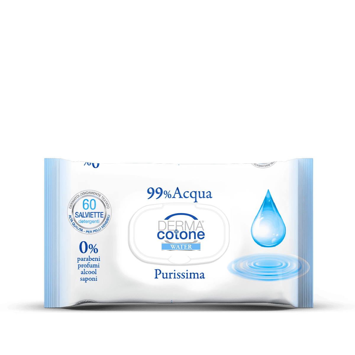 dermacotone_salviettine_acqua Dermacotone - Salviettine 99% Acqua Purissima - immagine 1