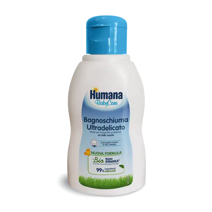 humana_bagnoschiuma Humana Babycare - Bagnoschiuma Ultradelicato - immagine 1