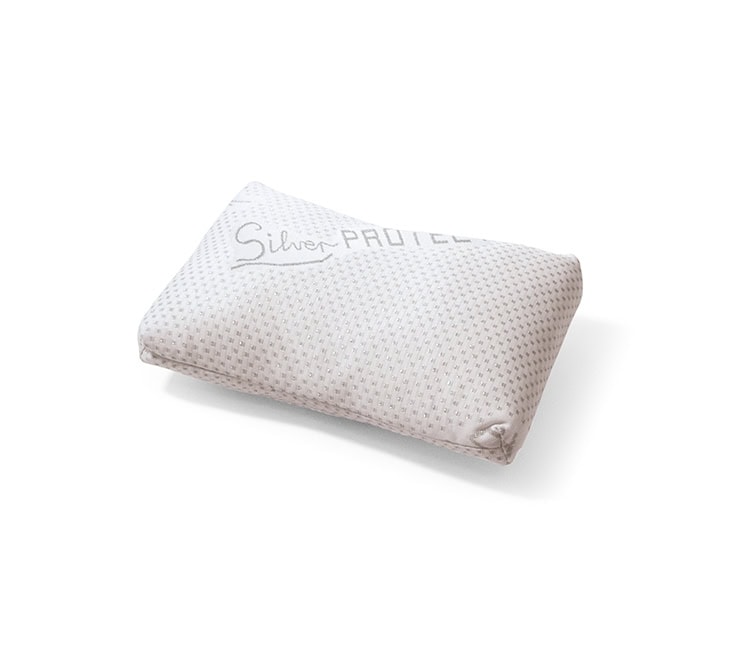 billoepallina_cuscino_ovatta_lettino_mem_silver Billo e Pallina - Cuscino Ovatta Lettino Memory Silver - immagine 1
